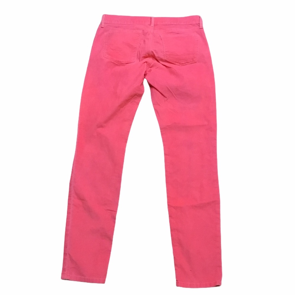 GAP Neon Pink Corduroy Legging Jean Skinny 27r - Picture 7 of 8